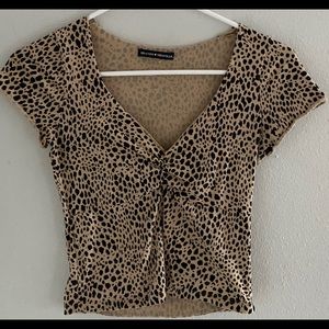 Brandy Melville Cheetah Top